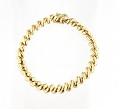 Macaroni / san marco Unisex Bracelet 10kt Yellow Gold 384783 - £526.07 GBP