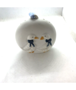 Vintage Duck Goose Geese Pomander Ornament Country Farmhouse Porcelain D... - £10.88 GBP