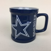 Dallas Cowboys Ceramic Coffee Tea Mug Cup 3D Mirrored Raised Logo 10 oz ... - £15.57 GBP