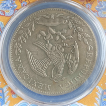 1882 Silver Coin Mexican Eagle Ocean PCGS Rating Coin - $77.50