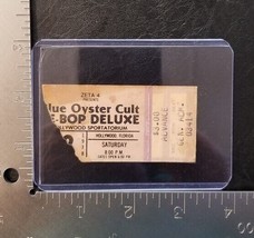 Blue Oyster Cult - Vintage April 22, 1978 Hollywood, Florida Concert Ticket Stub - £15.72 GBP