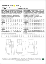Butterick Sewing Pattern 6016 Dress Misses Size 6-14 - £7.04 GBP