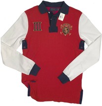 NEW $175 Polo Ralph Lauren Snow Polo Challenge Cup Polo Shirt!  Custom Fit   Red - £63.92 GBP