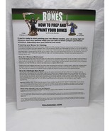 Reaper Bones How To Prep And Paint Your Bones Handout Sheet - $370.75 MXN