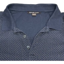 Michael Kors Polo Men’s Black Short Sleeve Size XL Collared Casual Polo Print - £29.30 GBP