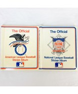 Vtg 80s National &amp; American League Baseball Sticker Albums Imperial Toy ... - $19.35 CAD