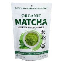 Organic Matcha Green Tea Powder 113.5g (4oz) Cherie Sweet Heart - $13.95