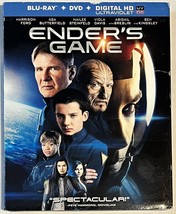 Ender&#39;s Game - Blu-ray DVD 2013 - Harrison Ford Asa Butterfield Ben Kingsley - £4.67 GBP