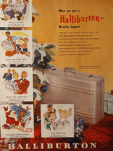 1947 Original Esquire Art Ads Halliburton Luggage Cases Bulova Watches - £5.15 GBP