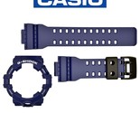 Genuine Casio G-Shock Original GA-700-2A Watch Band Blue Bezel Rubber Set - $49.95