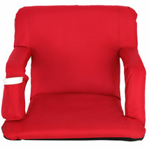 Portable Stadium Seat Chair For Bleacher 5 Reclining Sport Positions Out... - £54.58 GBP