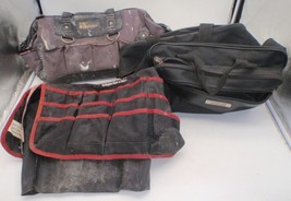 Lot Of 3 Tool Bags - Stanley Fatmax, Husky Bucket Jockey, Embark Bag - £7.81 GBP