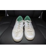 Reebok White &amp; Green Shoes Size 8 Women&#39;s EUC - $62.40 CAD