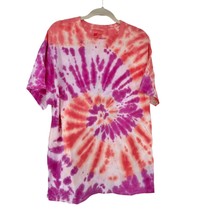 Hanes Tie-Dye T-Shirt XL Unisex Most Comfortable SS Tagless Purple Pink ... - £11.84 GBP