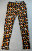 LuLaRoe Leggings Womens Size XL Multi Geo Print Polyester Elastic Waist Pull On - £5.87 GBP