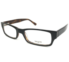 Legre Eyeglasses Frames LE026 557 Black Brown Rectangular Full Rim 52-18-140 - £43.71 GBP
