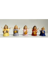 Lot of 5 Vintage Hummel Goebel Angel Bell Christmas Ornaments Made in Ge... - $780.72 MXN