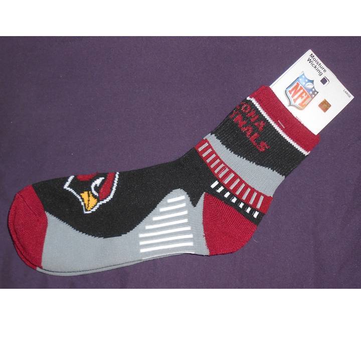 NWT Arizona Cardinals socks size large - $19.99