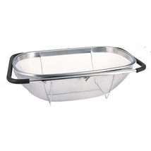 Appetito Stainless Steel Large Expandable Sink Top Strainer - £34.92 GBP