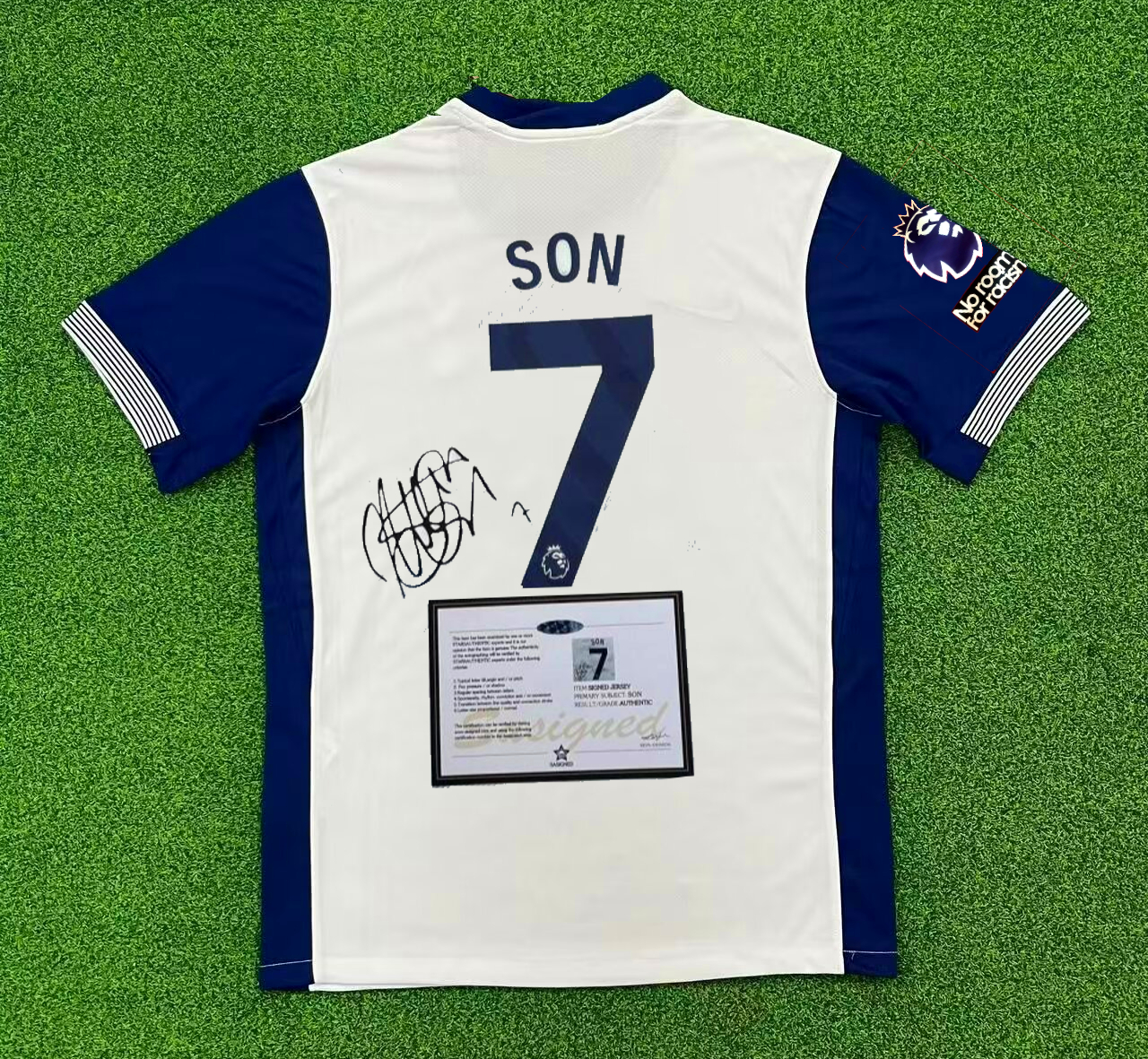 Son Heung-min SIGNED Tottenham Spurs HOME Signature Jersey + COA 24/25
