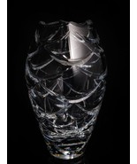 Faberge  Clear Crystal  Vase Measures 8 &quot; H x 5&quot; W x 5&quot; D - £379.22 GBP