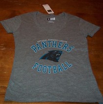 Vintage Style Women&#39;s Teen Jrs Carolina Panthers Nfl T-Shirt Small New w/ Tag - £15.51 GBP