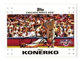 2007 Topps Opening Day Baseball Card Collector Paul Konerko 12 Chicago White Sox - £1.88 GBP