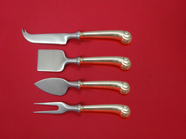 Onslow by Tuttle Sterling Silver Cheese Serving Set 4 Piece HHWS  Custom - £368.71 GBP