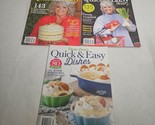Paula Deen&#39;s Quick &amp; Easy Meals Special Collections 3 Issues 2009, 2012,... - £10.40 GBP
