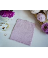 Cat ears baby hat Alpaca wool toddler beanie Pink kitty ears knitted slo... - $41.62 CAD+