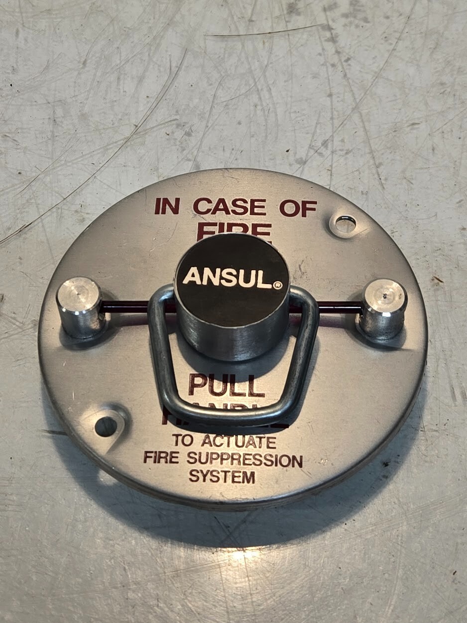 Ansul Fire Suppression System Remote Pull Station R-102 | 4-1/4&quot; Diameter - $149.99