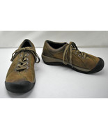 Keen Presidio Brown Nubuck Leather Lace Up Walking Hiking Shoes - Women&#39;... - £26.21 GBP