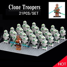 21pcs Pong Krell and Horn Company Clone Troopers Star Wars Minifigures - $25.58
