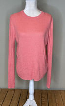 BP. NWOT women’s long sleeve ribbed top size S pink O8 - £9.88 GBP