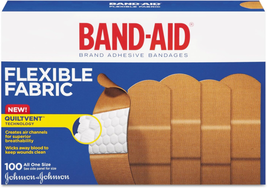 Band-Aid Brand Flexible Fabric Adhesive Bandages for Wound Care and Firs... - £10.71 GBP