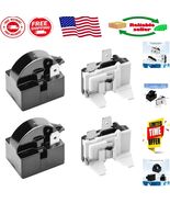 1 Pin Refrigerator Starter Relay &amp; Overload Protector Set - 4 PCS for LG... - $21.25 CAD