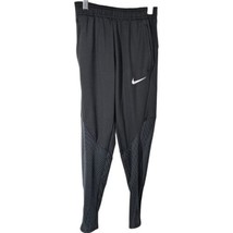 Nike Black Athletic Jogger Pants Zip Ankle (Youth Size Medium) with Gray - £19.69 GBP