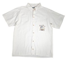 Cool Sportswear Key West Florida Button Front Shirt Men&#39;s Large Organic ... - £23.74 GBP
