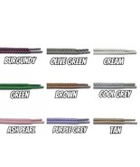 48" 120cm Earth Tone Reflective Rope Shoelaces - $8.49