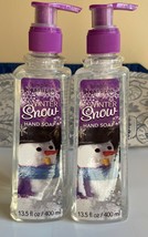 2 Simples Pleasures WINTER SNOW Hand Soap Pump 13.5 Fluid Ounces Brand New - £13.22 GBP