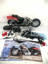 Mega Bloks Probuilder Harley Davidson 2001 Softail Motorcycle Model Set No 97... - £64.61 GBP