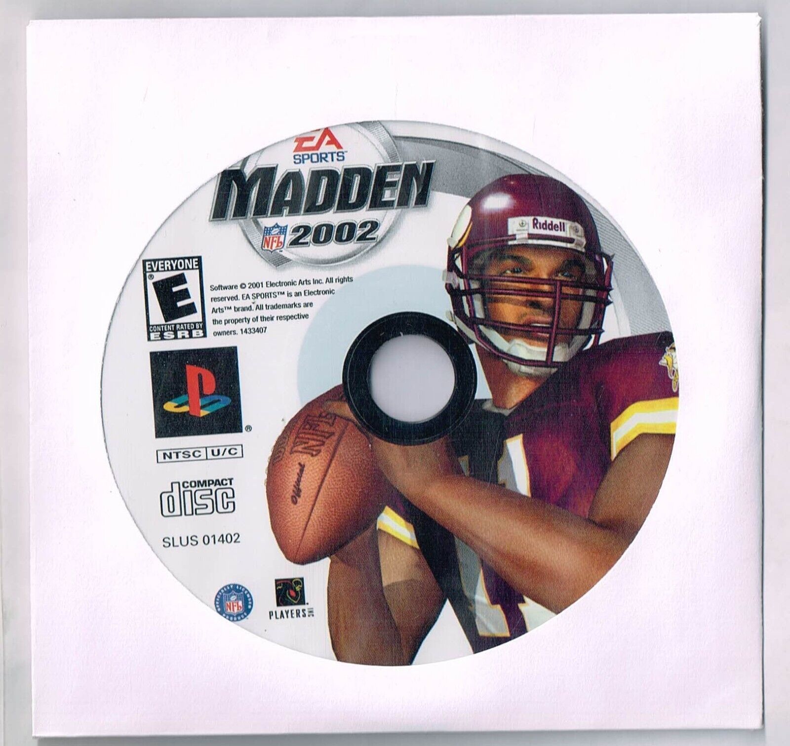 Primary image for EA Sports Madden 2002 Video Game Sony PlayStation 1 disc Only