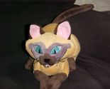 15" Disney SI Siamese Cat Plush Toy From Lady &amp; The Tramp Patch On Bottom - $98.99
