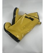 Boss Yellow 17&quot; Rubber Slush Knee Boots, Rubber Upper &amp; Sole. Size 10 - $28.04