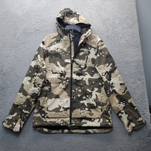 The North Face Millerton Rain Jacket Men Medium Multi Camo Print Hooded ... - $37.08