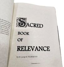 Hand Bound HC Sacred Book of Relevance by Dr. George R Tolbert DD First Signed image 5