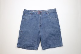 Vtg Y2K Big Daddy Streetwear Mens 48 Distressed Baggy Denim Jean Shorts ... - £37.79 GBP