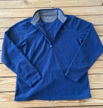 Simms Men’s 1/4 Zip Fleece jacket size S Blue S2 - $29.60