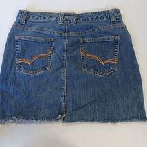 Canyon River Blues RN#15099 Women's Denim Pencil Frayed Skirt Size 6 (30×15) image 2