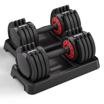 Adjustable Dumbbell 55Lb Single Dumbbell 5 In 1 Free Dumbbell Weight Adjust With - £276.78 GBP